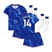 Chelsea Joao Felix #14 Replica Home Minikit 2024-25 Short Sleeve (+ pants)